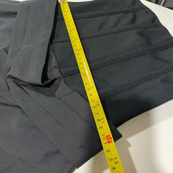 Alice + Olivia Black Strapless Corset Style Mini Dress Party LBD Size S - Picture 11 of 12